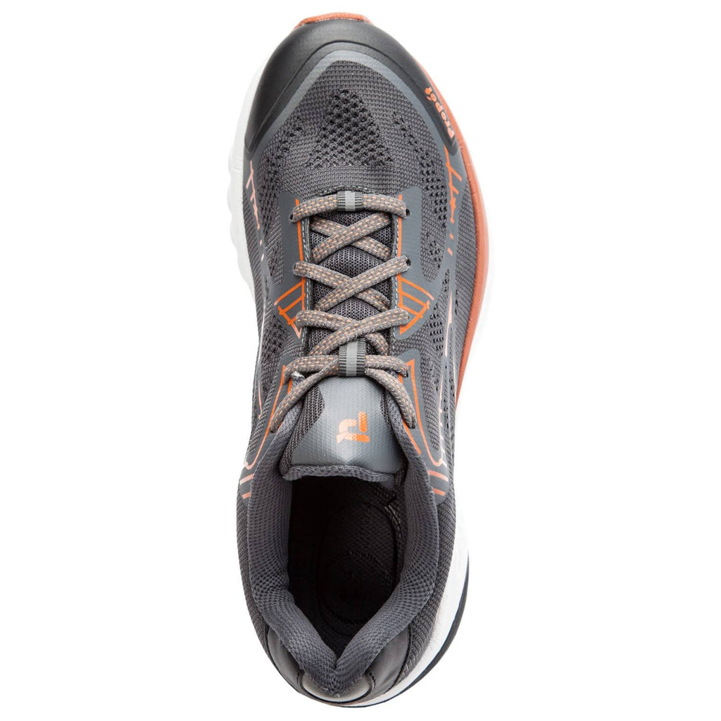 Men's Propet One LT Dark Grey/Burnt Orange Size 15 R950495