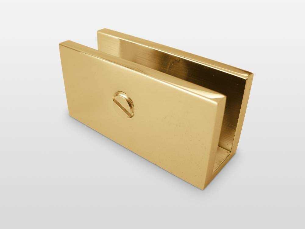 78x22 H Frameless Shower Door Brass Z8217
