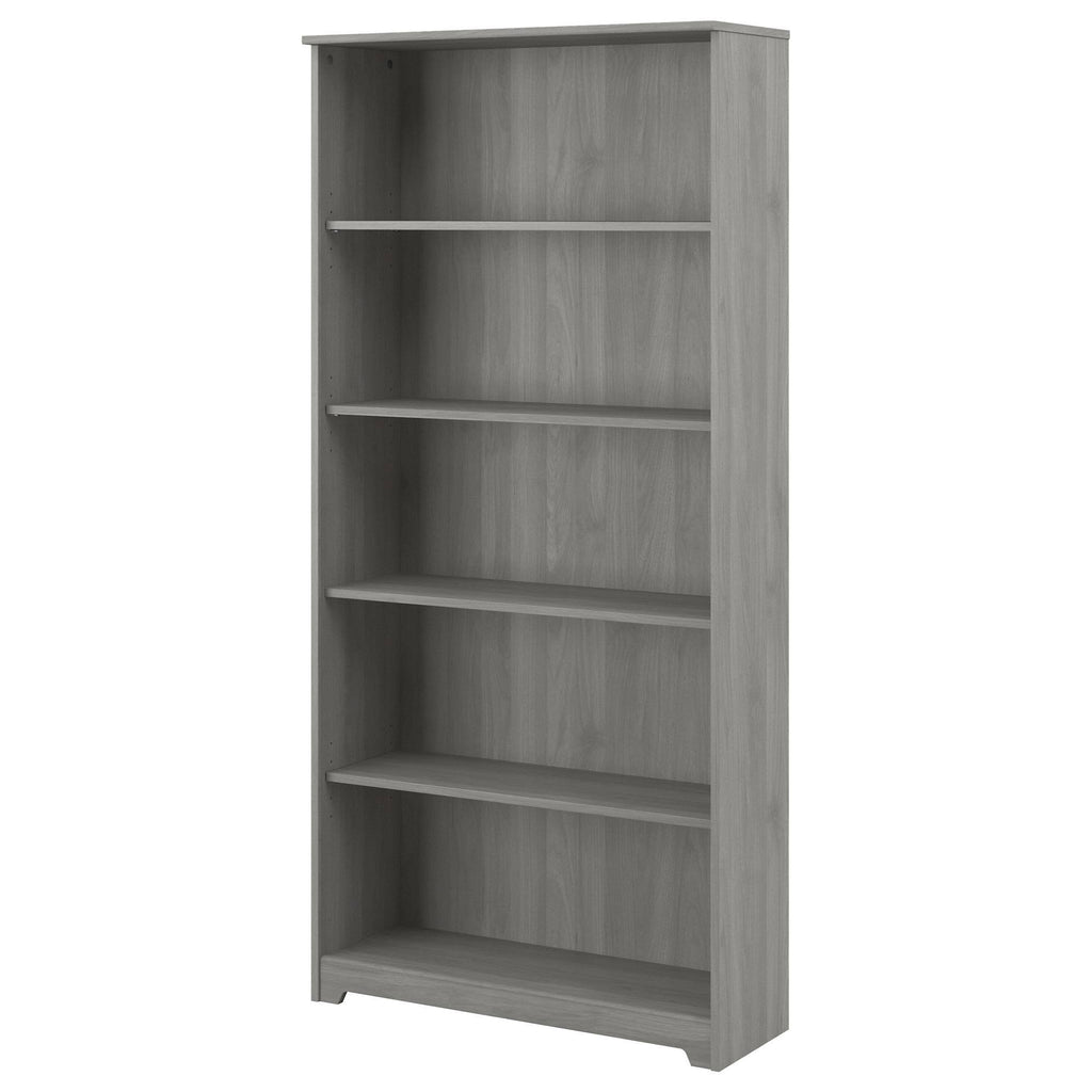 5 Shelf Bookcase in Modern Gray L844