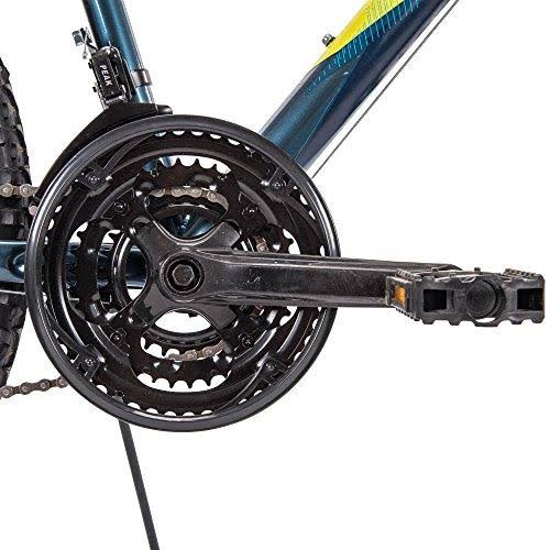 24-26 inch 21-Speed Lightweight Dark Blue Hardtail Mountain Bike O4516