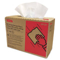 White Double Recrepe Wipers, 9 1/4 x 12 1/2, 110/Box E75586