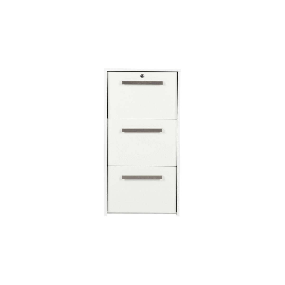 Alaska White Wood Grain 3-Drawer Lateral File L659