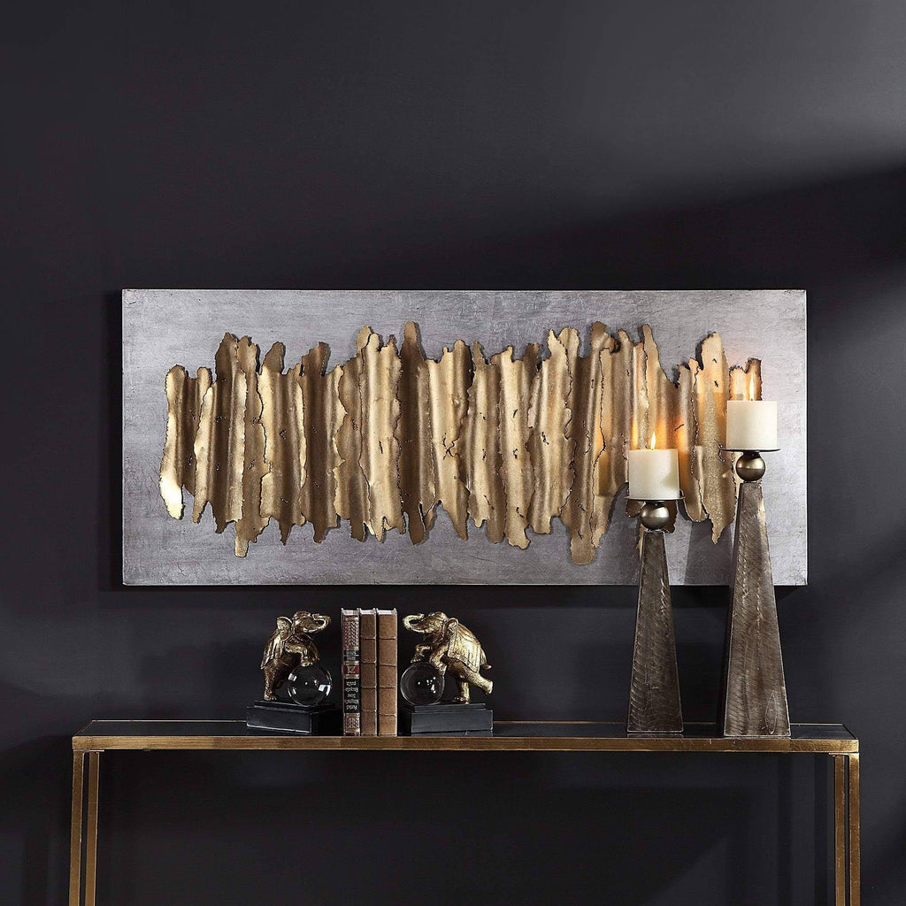 Gold Metal Wall Decor J407