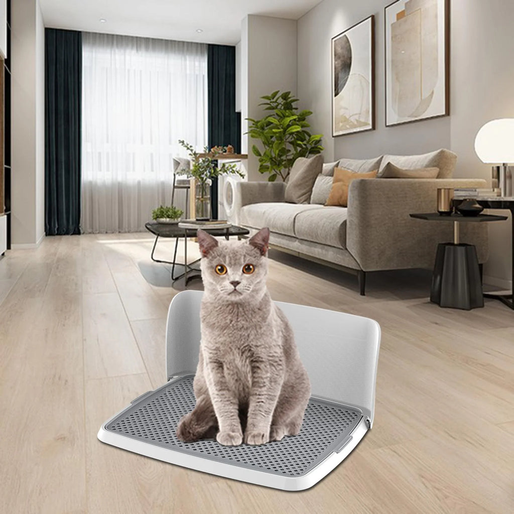 Dog Toilet Tray with Removable Pee Pad Holder 63cmx29cmx48cm B23137