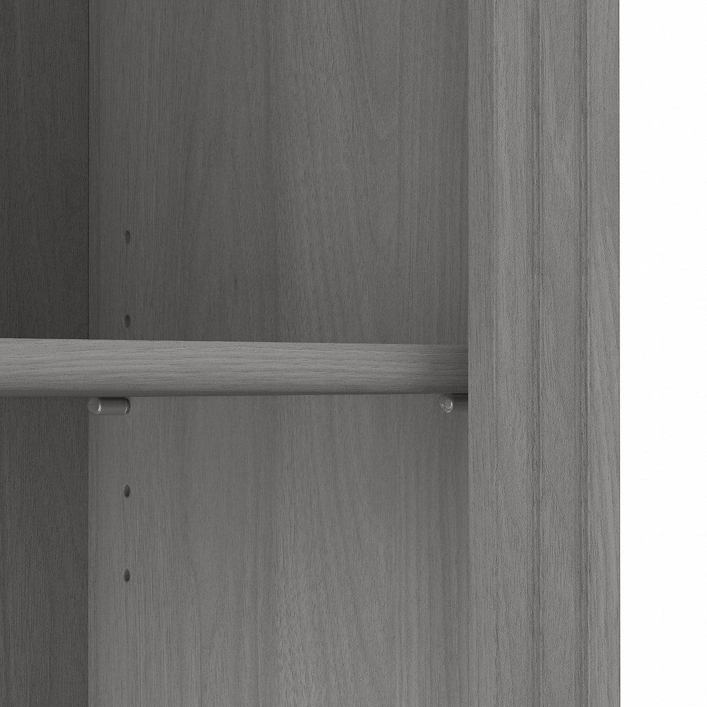 Linen White Oak 5 Shelf Bookcase L53798