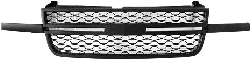 Gloss Black Front Bumper Mesh Grill R64324
