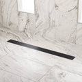 Matte Black Linear Shower Drain M537