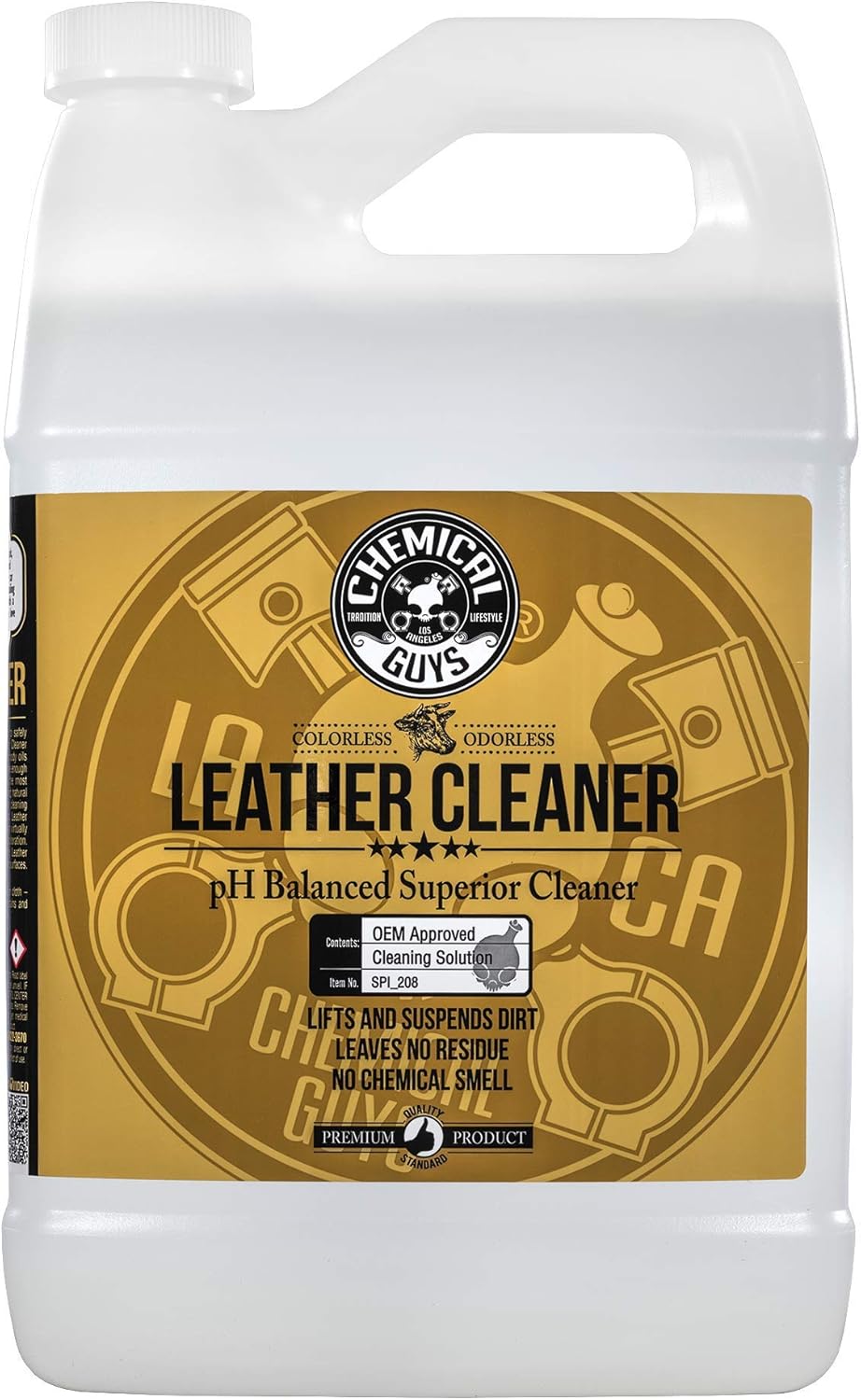 Leather Cleaner, 1 Gal Pack of 2 L2444