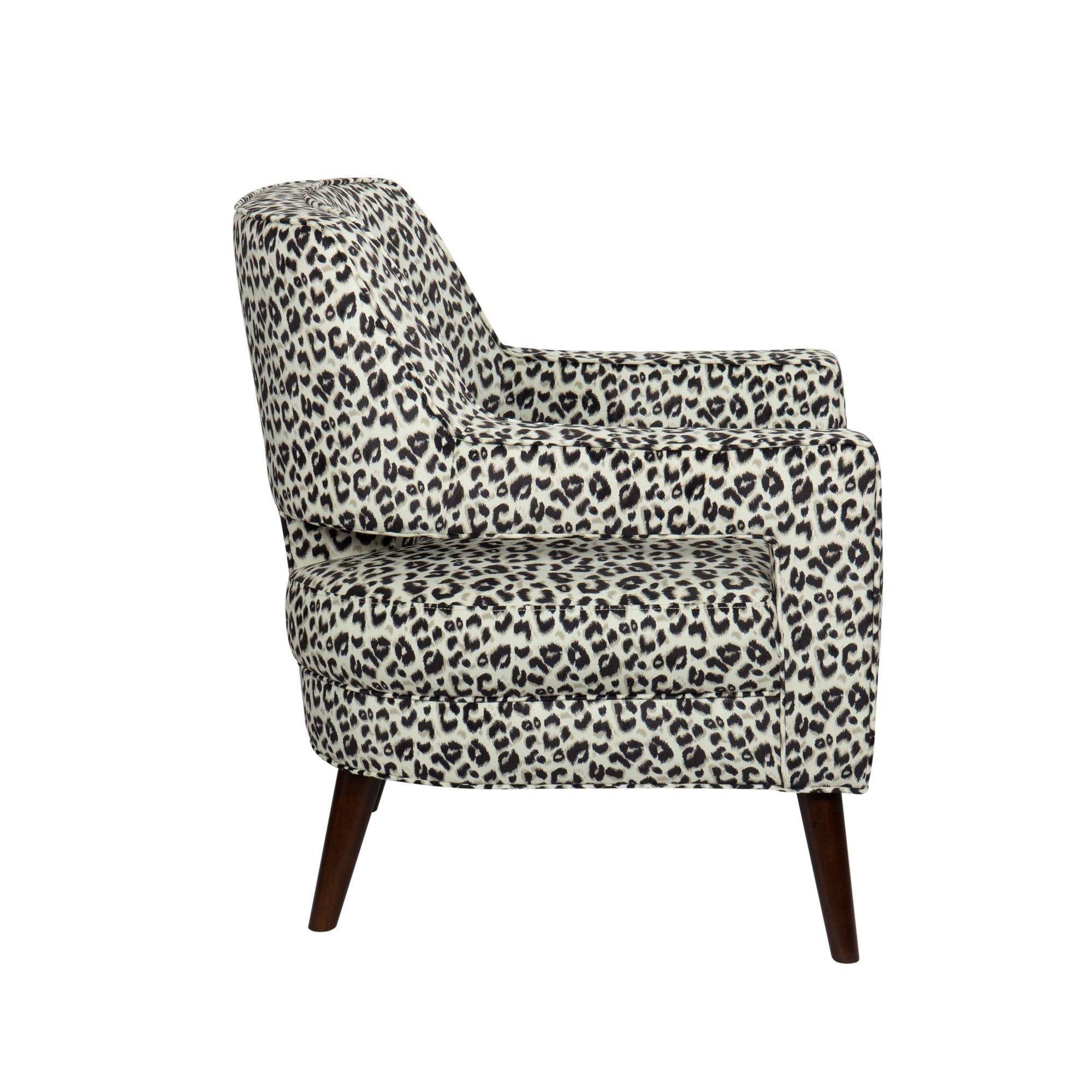 Blue Button Tufted Wingback Chair P4878