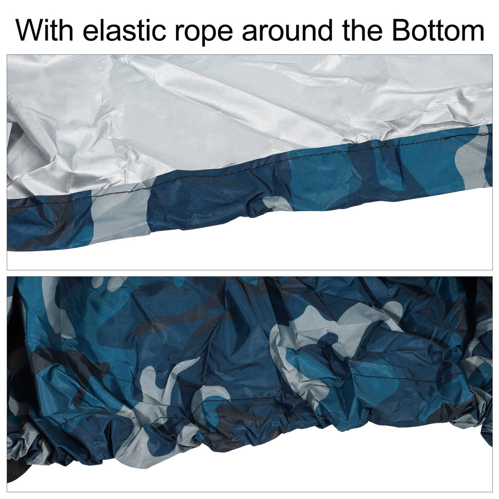 Blue Camouflage Waterproof Kayak Cover 16.8ft-18.2ft I87108