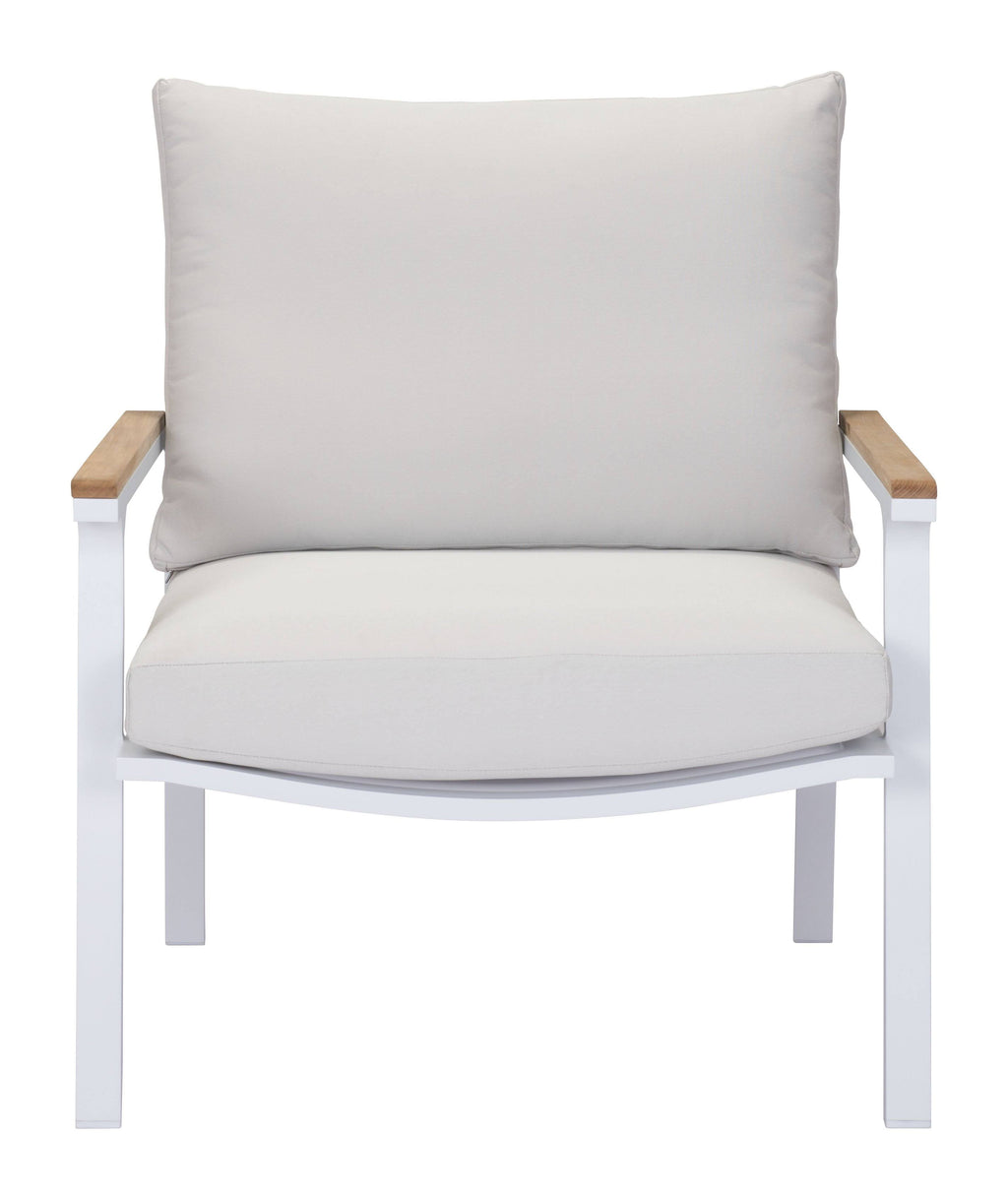 Light Gray Beach Arm Chair V634683