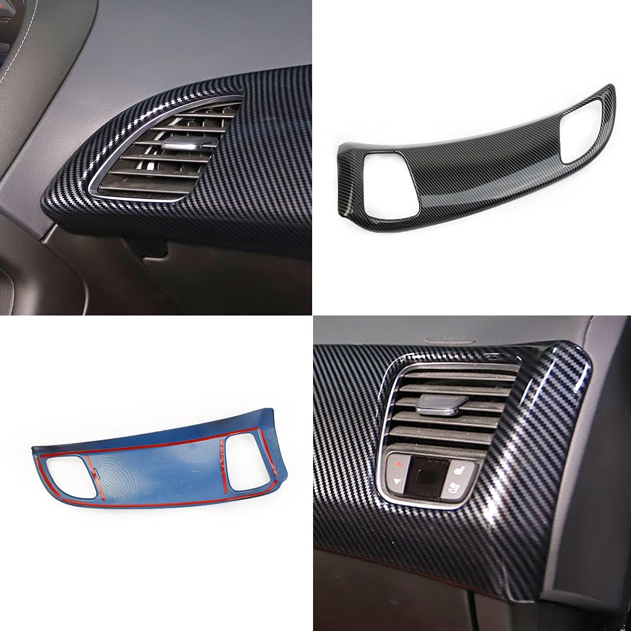 Carbon Fiber Dashboard Panel Decor Cover for Chevrolet Corvette C7 Q519185