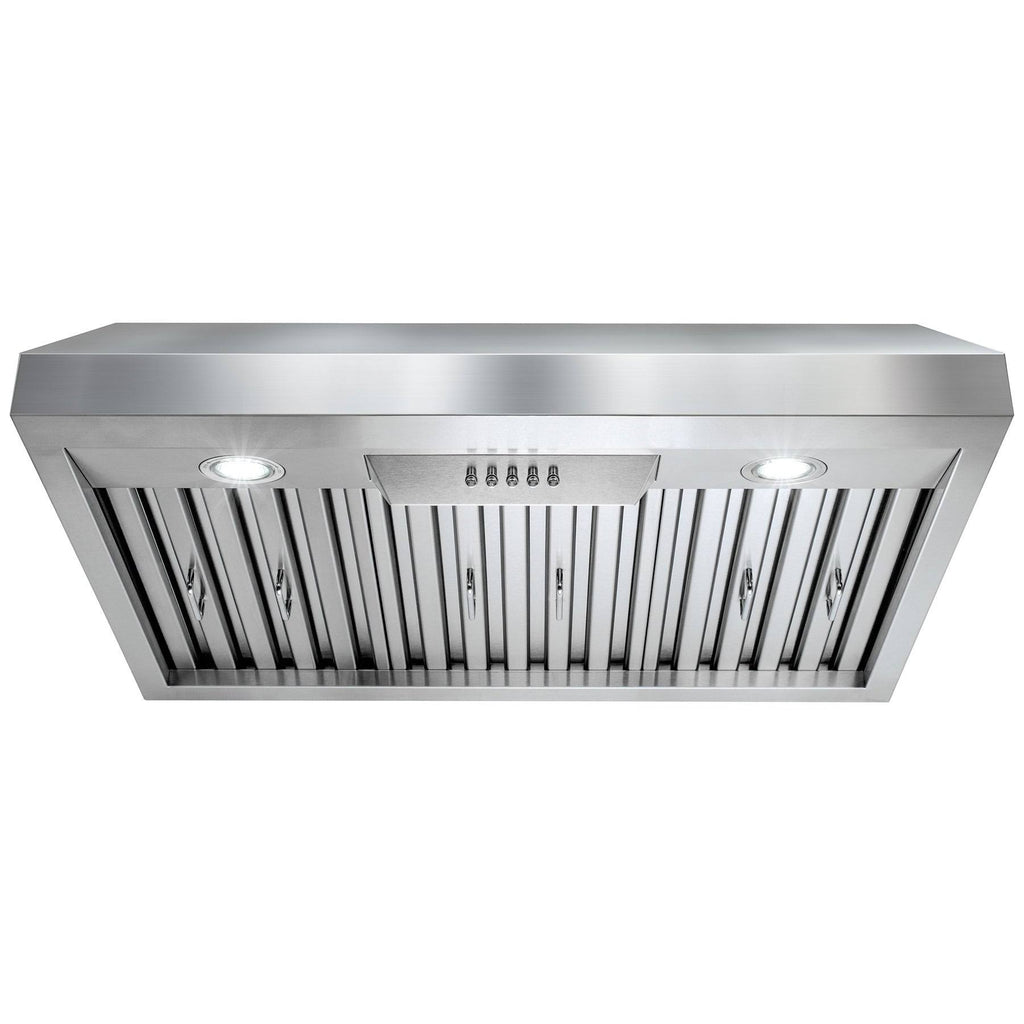 30 in Stainless Steel Under Cabinet Range Hood with LEDs L422