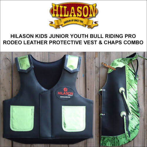 Leather Protective Vest Chaps I8604