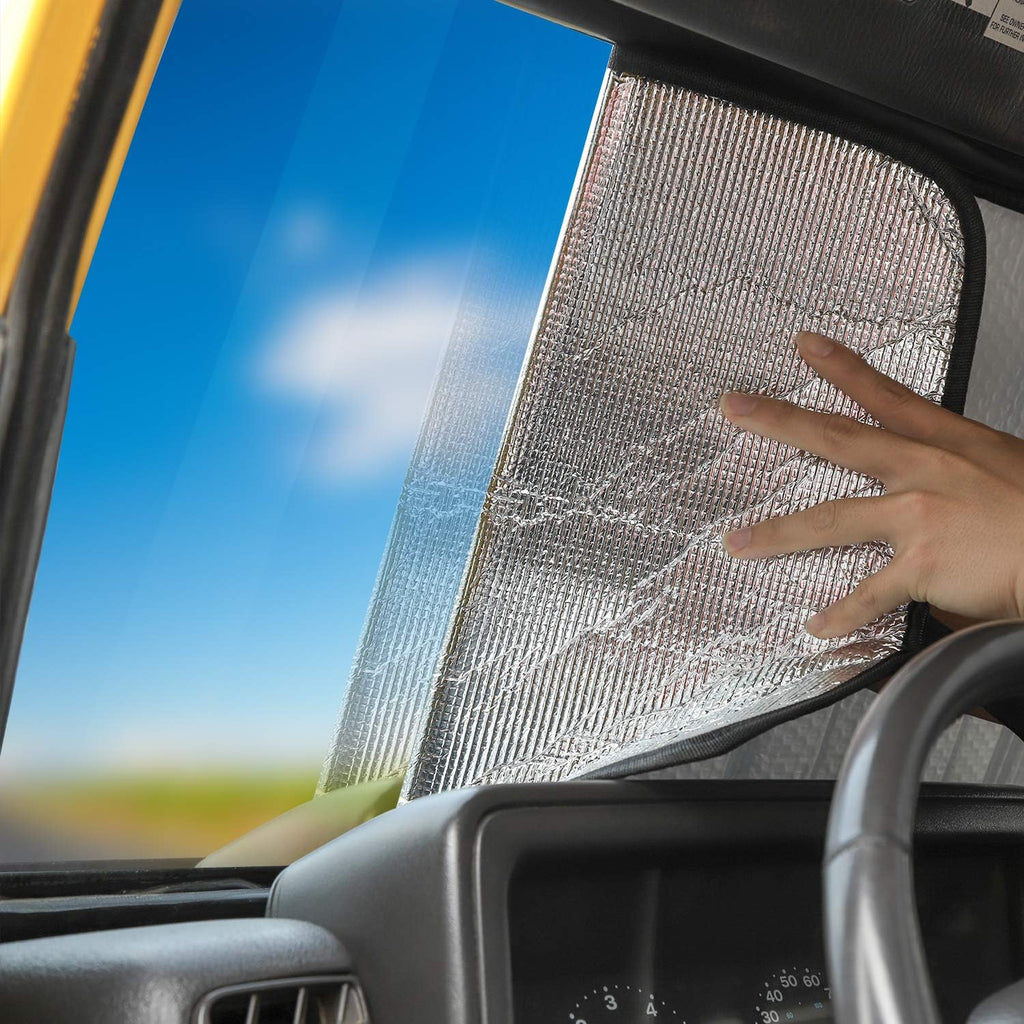 Windshield Sun Visor Foldable Sunshade Aluminum Foil Sun Shield O5982