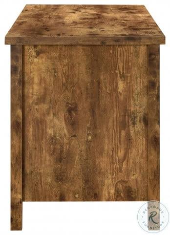 Antique Nutmeg Lift Top Office Desk E46490
