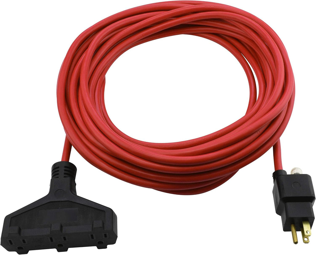 100ft 14/3 SJTW Blue Extreme Cold Weather Extension Cord with Power Indicator Light F6828