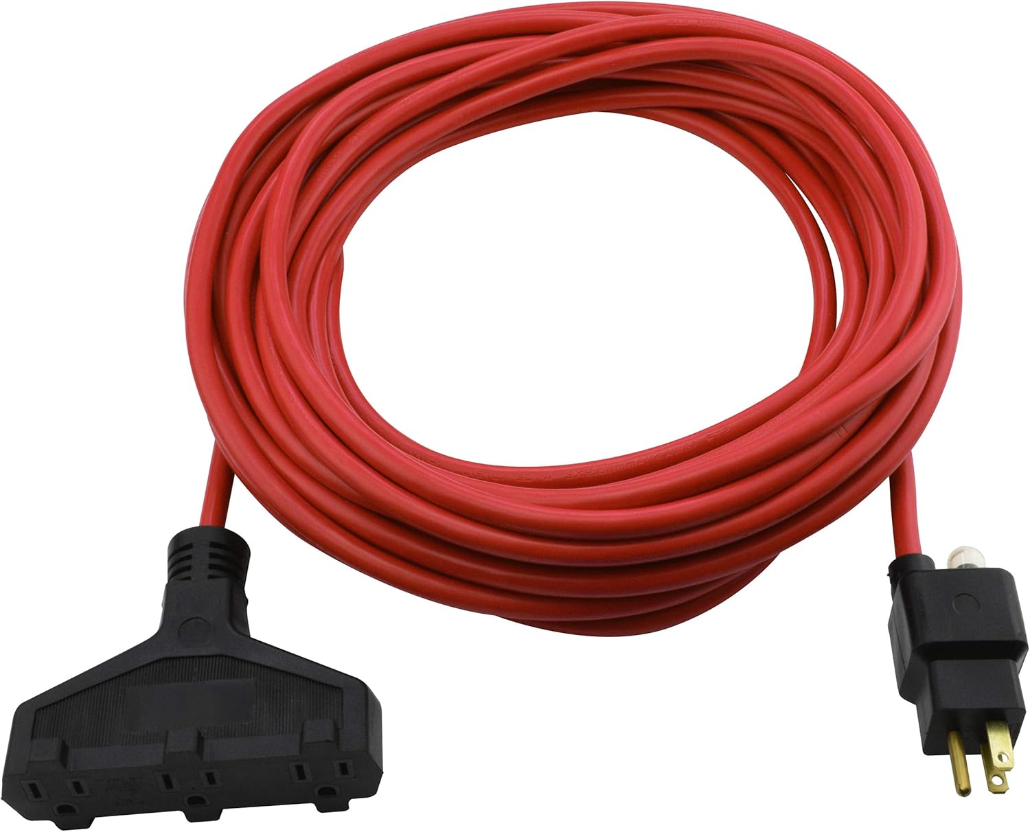 100ft 14/3 SJTW Blue Extreme Cold Weather Extension Cord with Power Indicator Light F6828