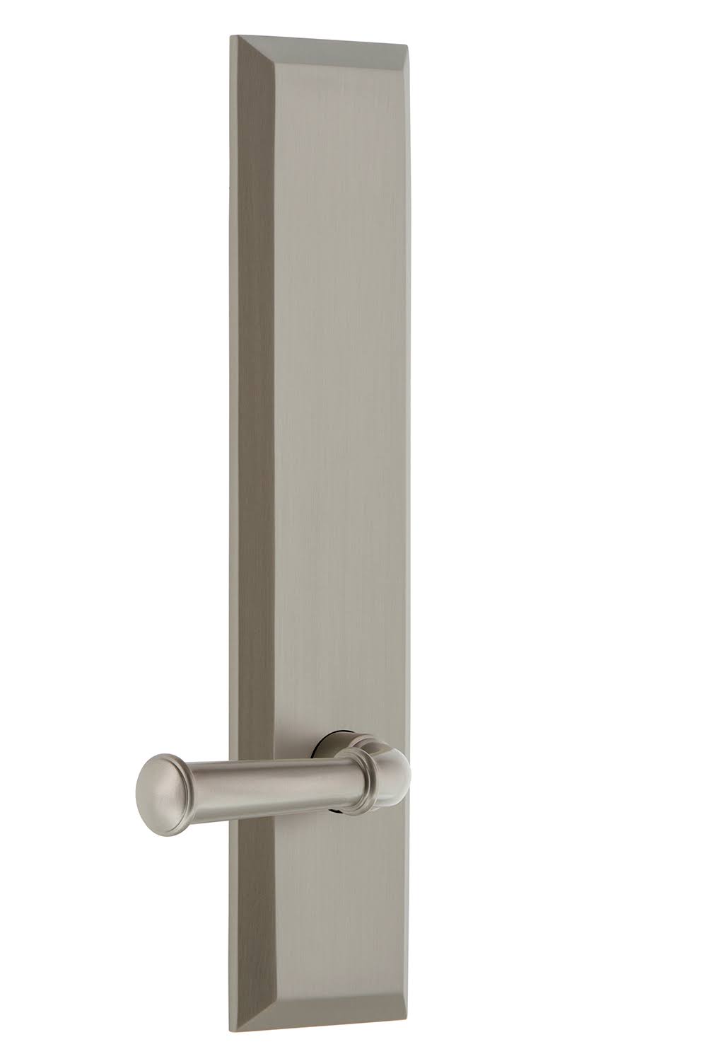 Satin Nickel Tall Plate Lever L78295