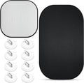 RV Door Window Shade Cover 25 x 16 Inch, 16 x 16 Inch with 8 Suckers Pack of 2 J830