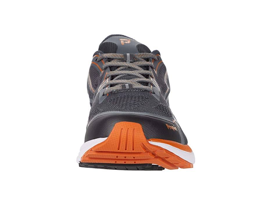 Men's Propet One LT Dark Grey/Burnt Orange Size 15 R950495