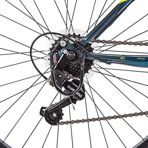24-26 inch 21-Speed Lightweight Dark Blue Hardtail Mountain Bike O4516