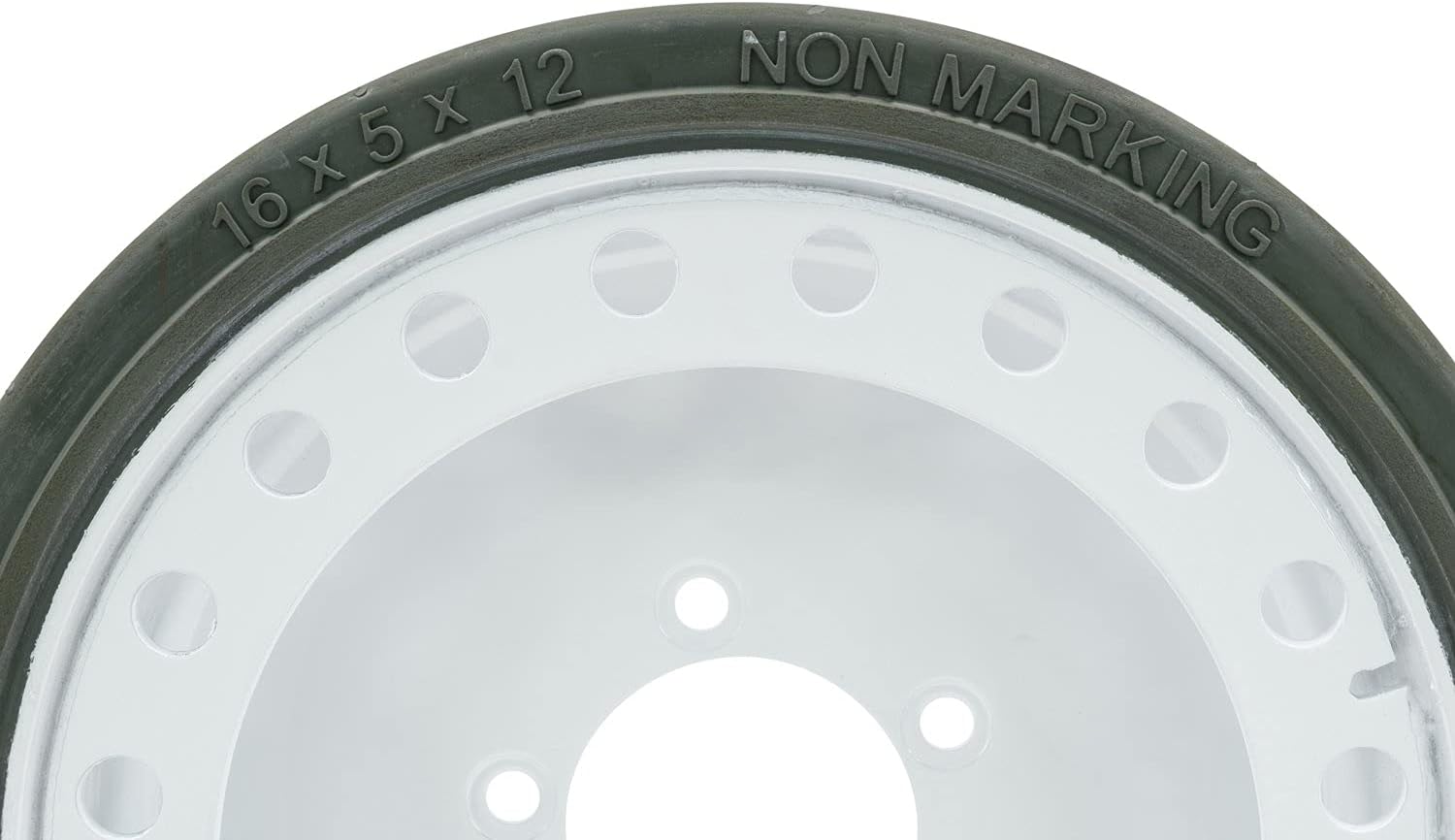 (2 Pack) 16 x 5 x 12 Non-Marking Wheel Assembly P502969