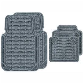 Bluestone Car Mats with Traction Pattern, Full Set of 4 O58293