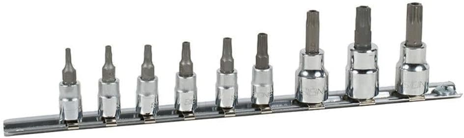 9 Piece Tamper Torx Bit Set Pack of 2 H135814