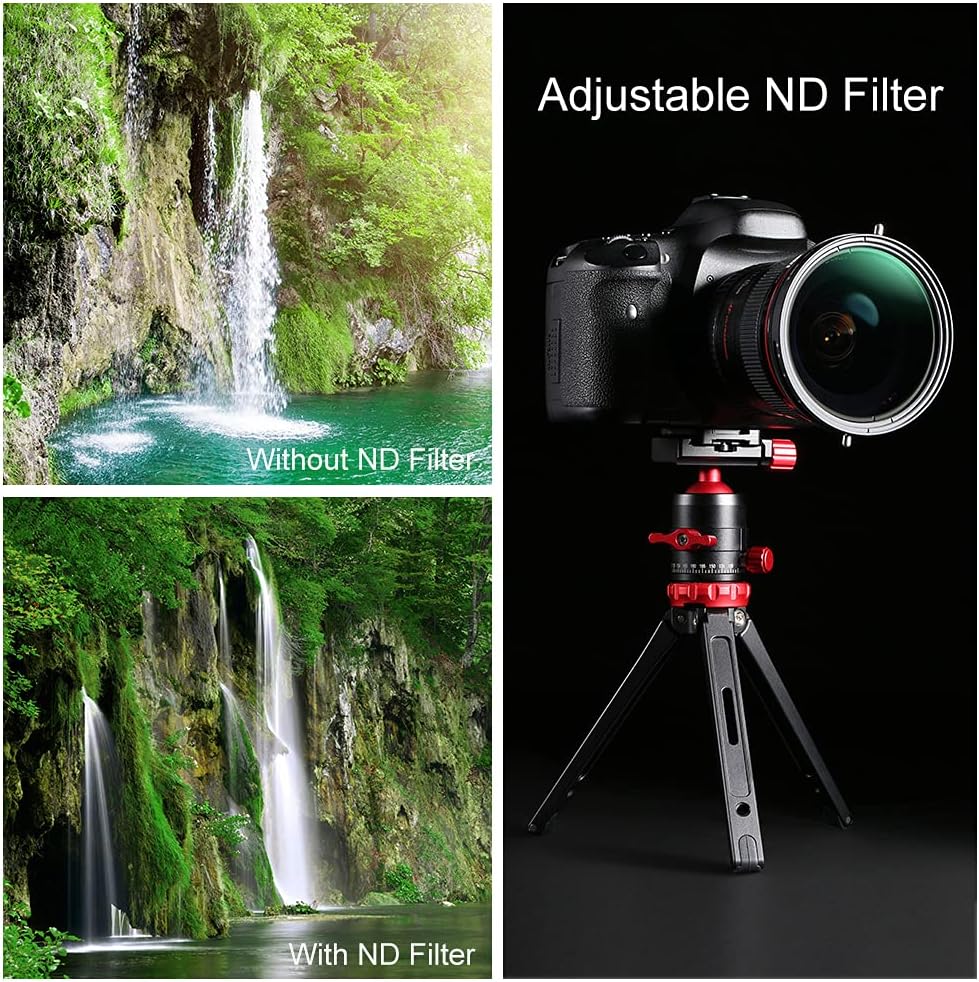 82mm Variable Fader ND2-ND32 ND Filter and CPL Circular Polarizing Filter 2 in 1 U3552