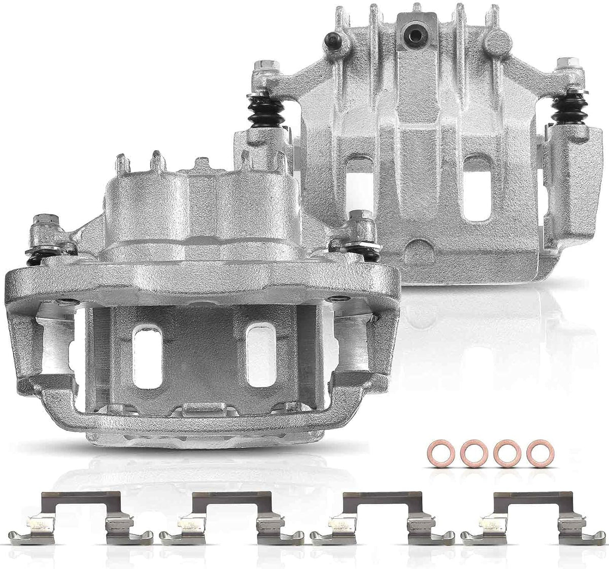 Rear Passenger Side Brake Caliper for Ford F-250 F-350 Super Duty Excursion Pack of 2 I26205
