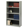 Gray 4-Shelf Bookcase V9460