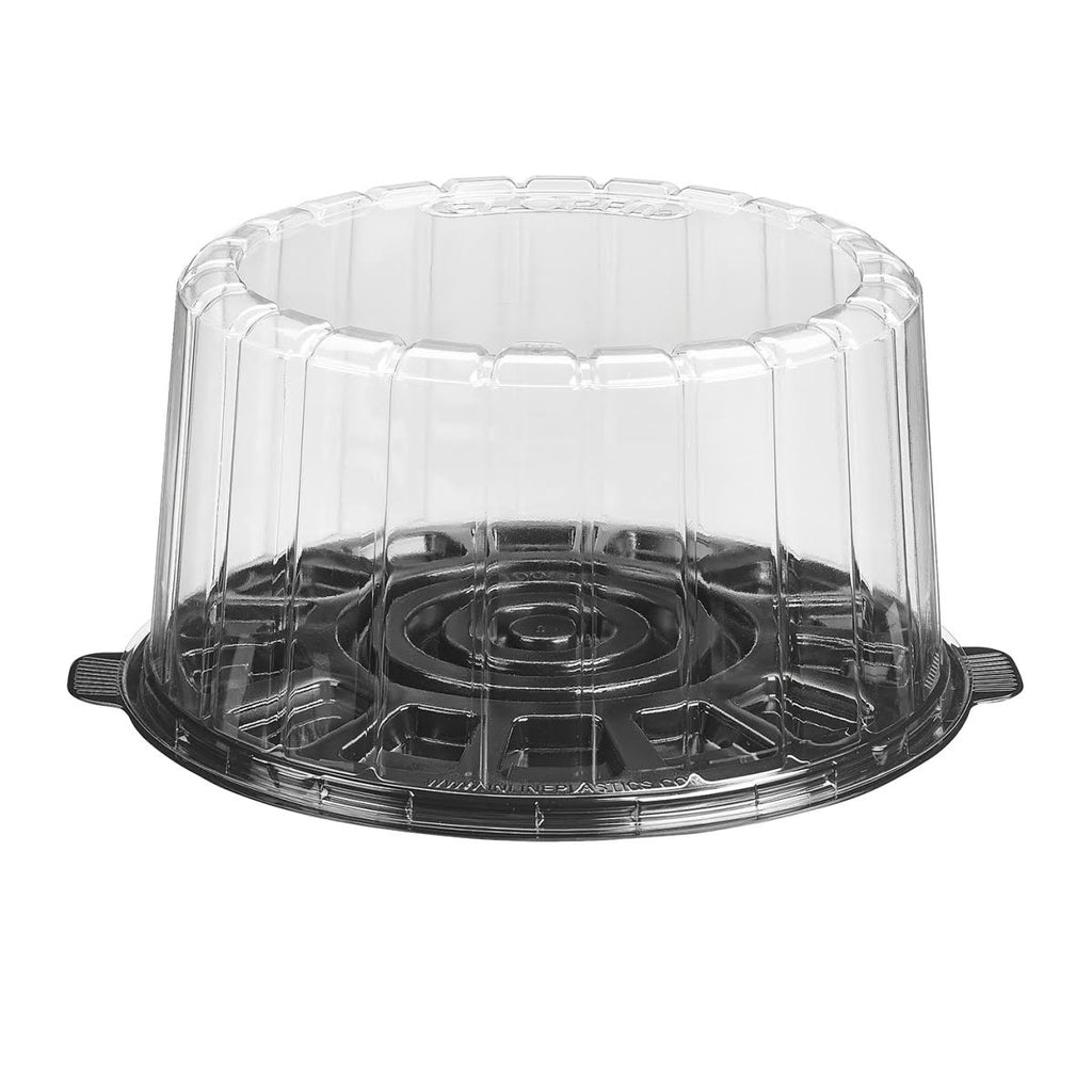 Clear Double Layer Cake Container with Dome Lid, 8x22, 100/Case N2950