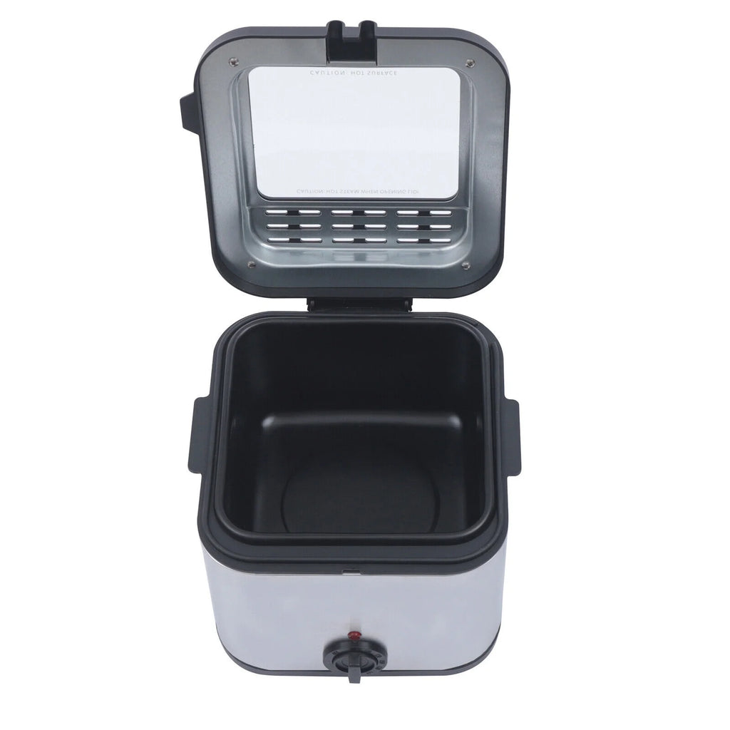 2.5 L Oil Capacity Stainless Steel Mesh Basket Electric Deep Fryer with Temperature Control Y910415