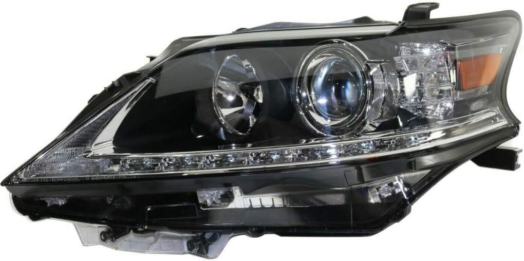 Passenger Side Black Housing Headlight Assembly X33274