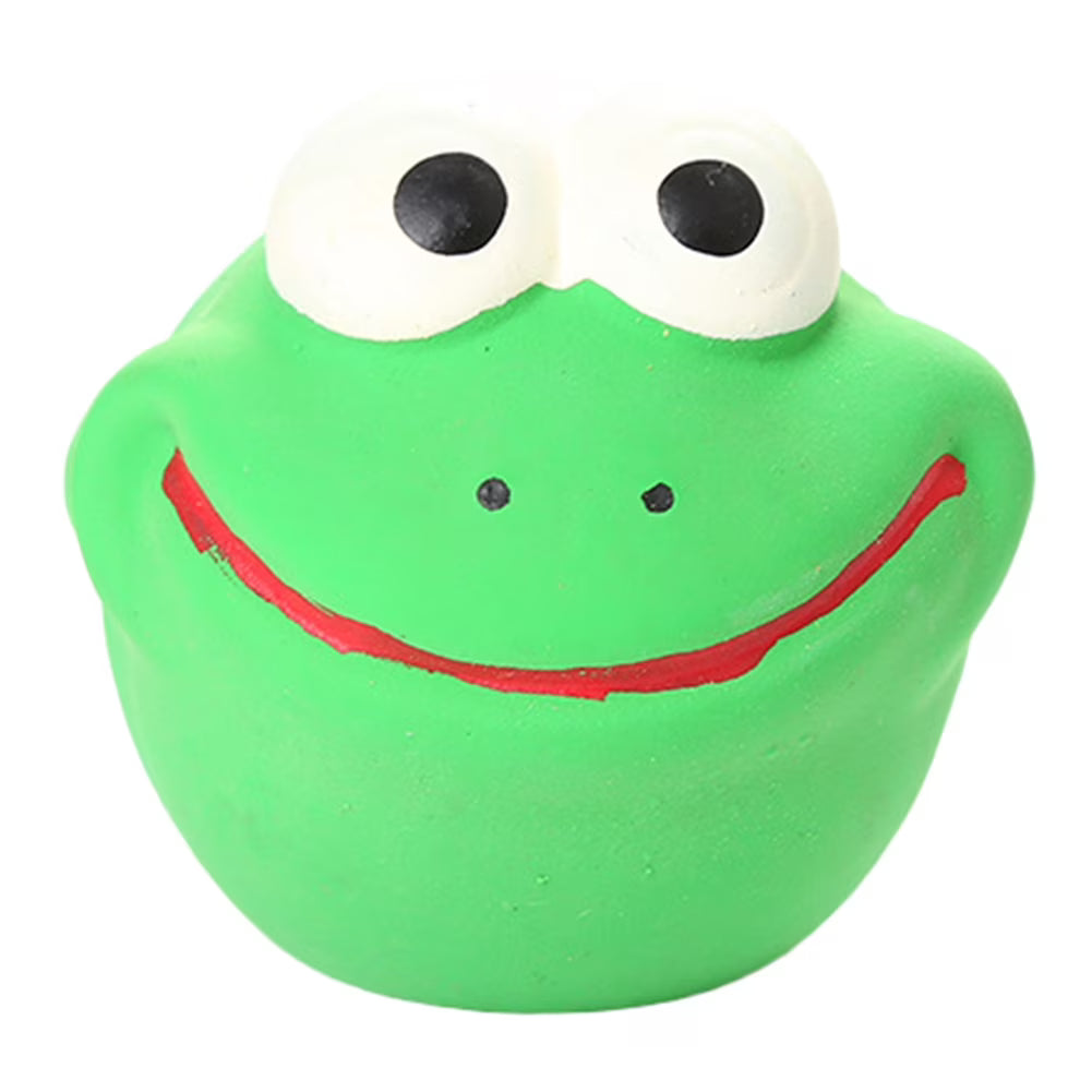 Frog Shape Squeaker Dog Chewing Toy M561598