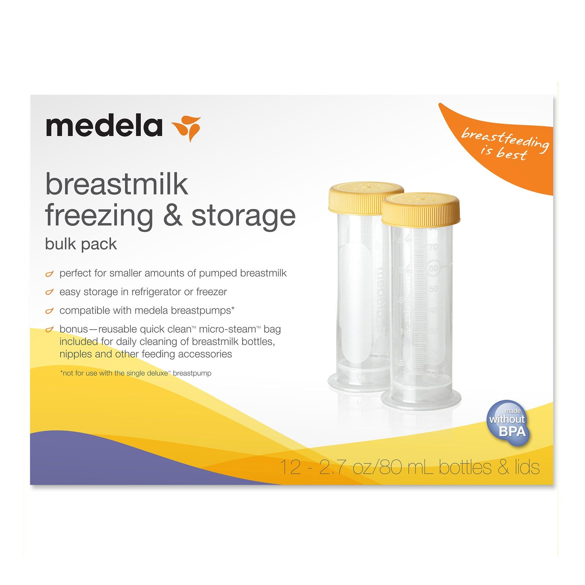 Breast Milk Storage Bottle, 2.7-ounce capacity P102