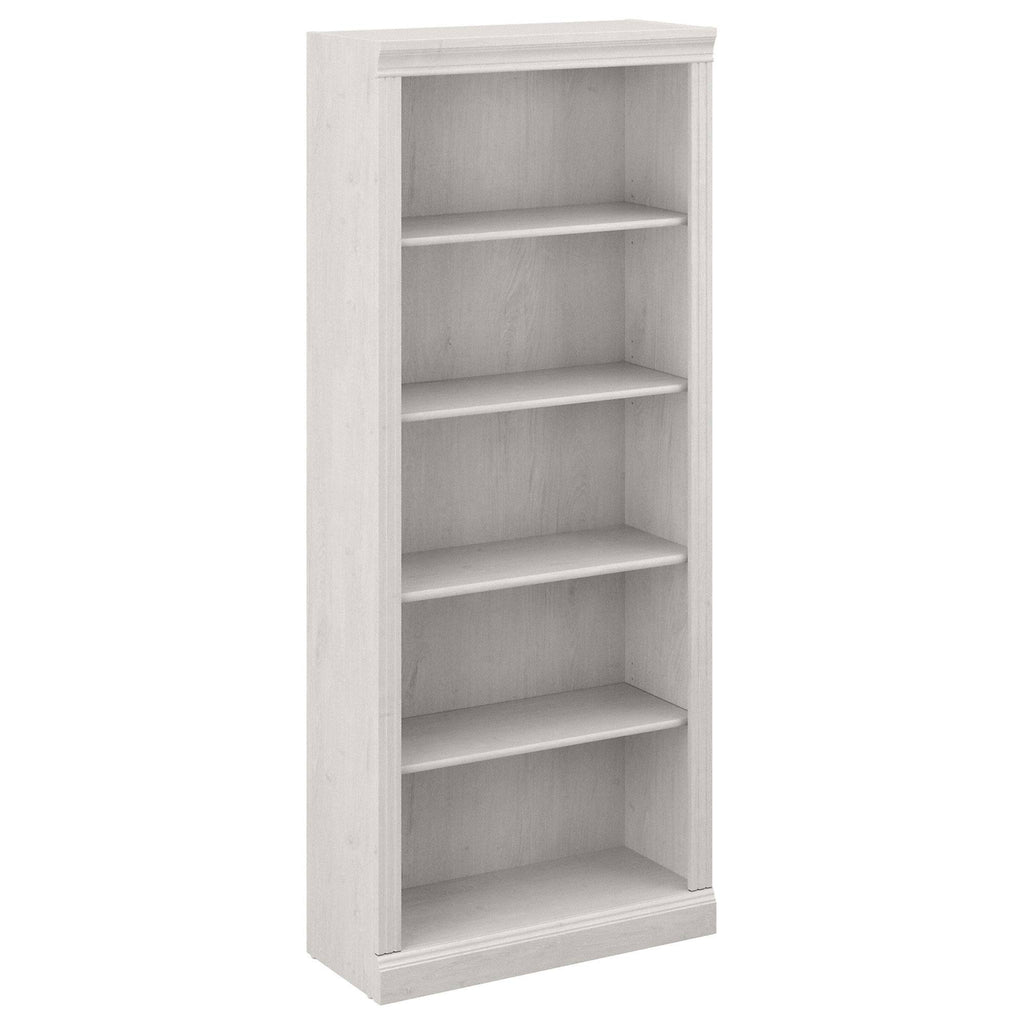 Linen White Oak 5 Shelf Bookcase L53798