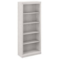 Linen White Oak 5 Shelf Bookcase L53798