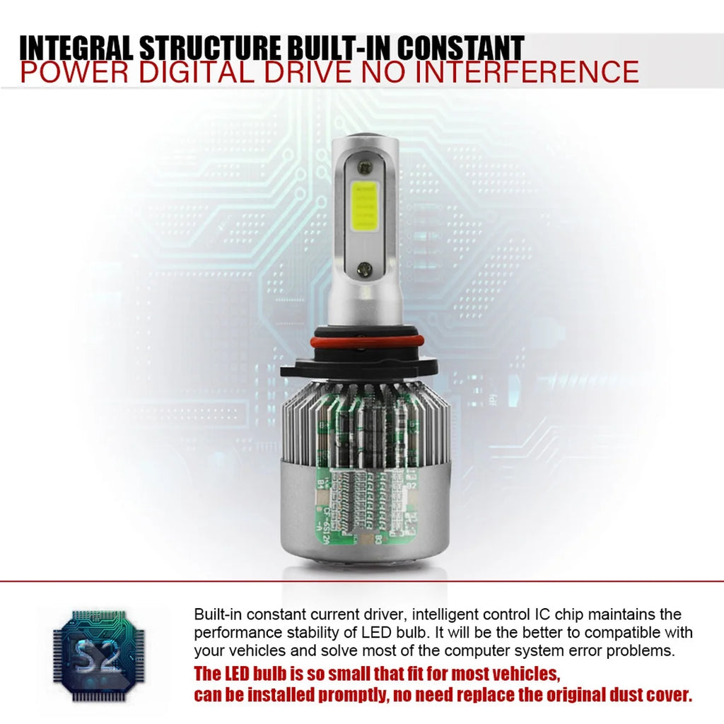LED Headlight and Fog Light Bulb Pack of 6 O852