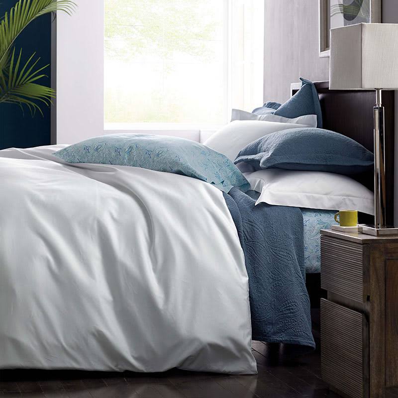 Ivory King Cotton Sateen Duvet Cover B42462