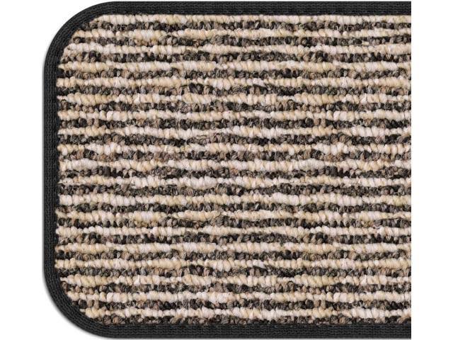 Black Ripple Carpet Stair Treads W100218