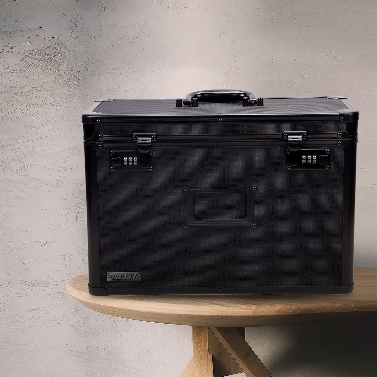 Locking File Organizer Box with Dual Combination Locks L945
