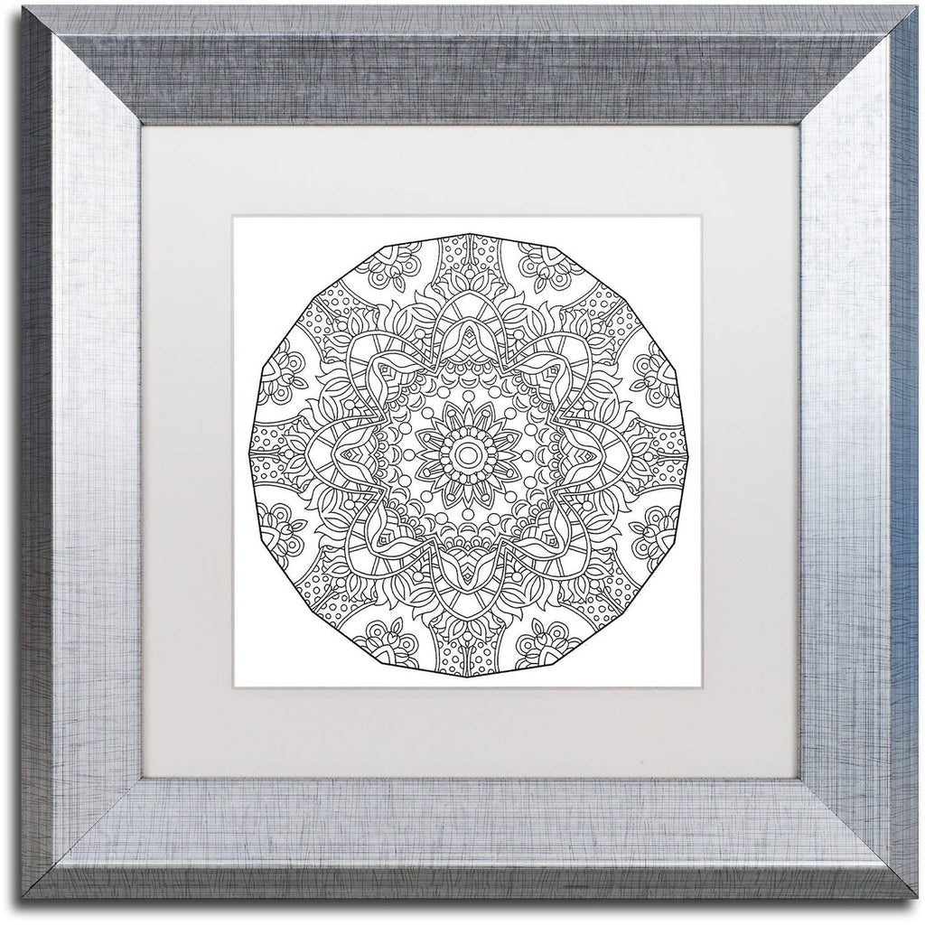 Matted Framed Art ' Mixed Coloring Book 9 ' K58369