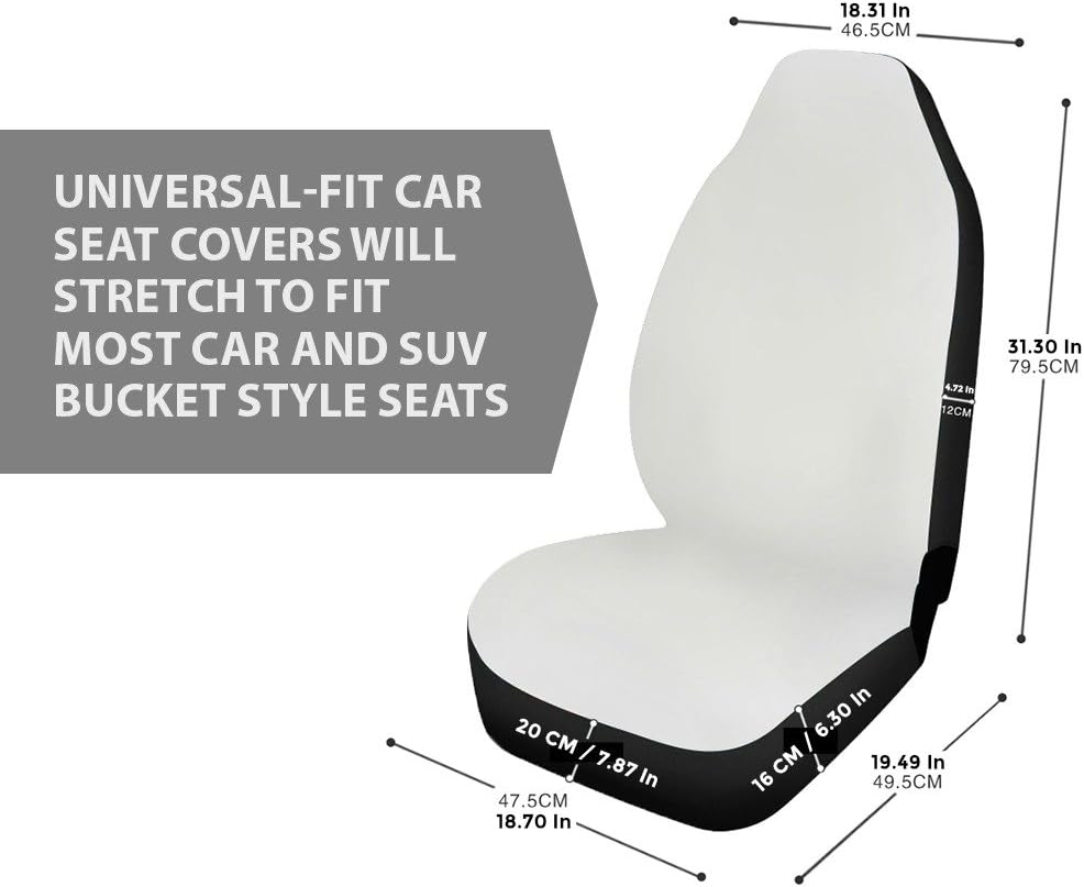 Microfiber Car Seat Covers Set of 2 C10458