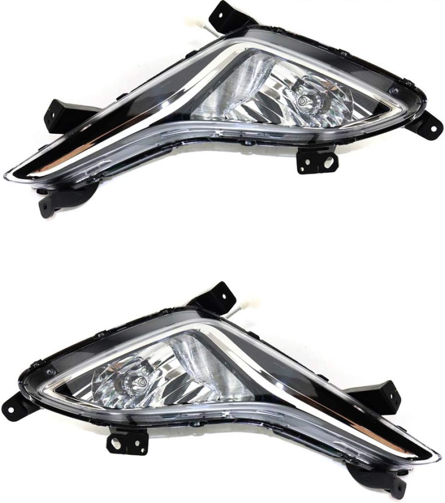 Fog Light Assembly for Hyundai Elantra 2014 2015 2016 Pair P43719