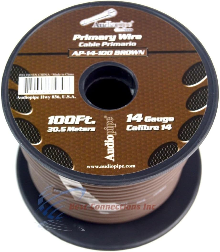 14 Gauge 11 Rolls 100 Feet Primary Power Ground Wire Remote Cable M35012