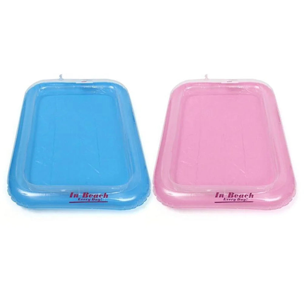 Pink Inflatable Sandbox Sand Toy Tray O70806