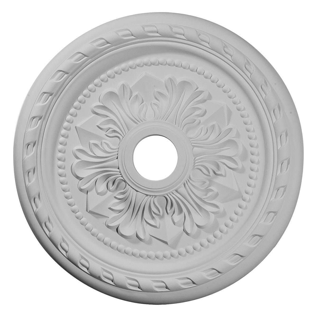 23 5/8 inchod x 3 5/8 inchid x 1 5/8 inchp Hand-Painted Night Shade Ceiling Medallion I767522
