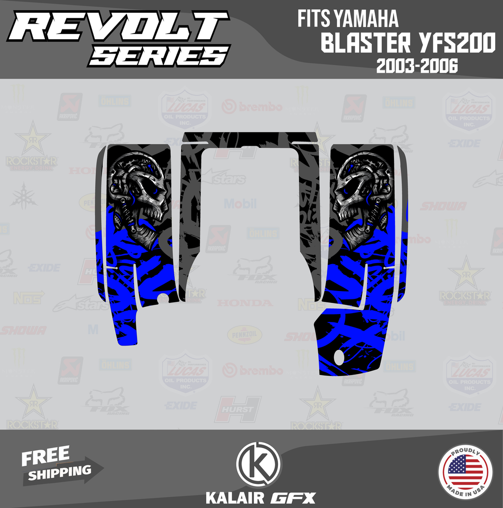 GFX Graphics Kit for Yamaha ATV BLASTER YFS 200 A702